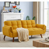 Jalena 75" Flared Arm Convertible Sleeper Sofa