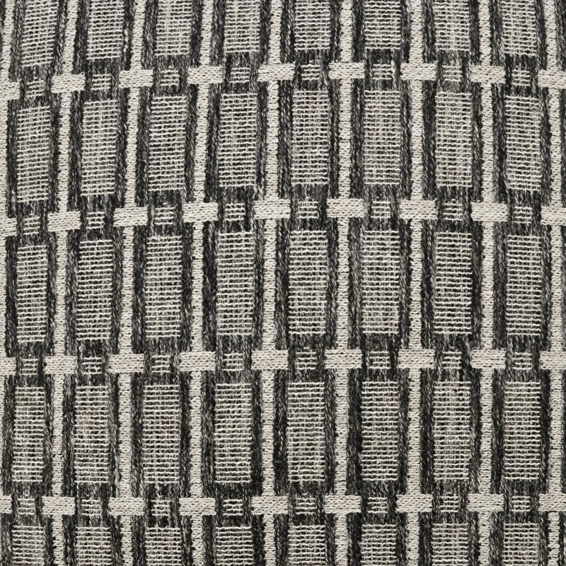 Coussin Mandaree, Carré 20 po, Gris anthracite