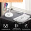 Tables de chevet Louby avec station de charge, noir-1391561603