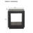 Contemporary Style Square End Table