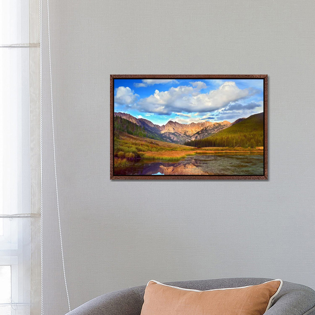 Mt Powell And Piney Lake, Colorado III von Tim Fitzharris - Galerie-umwickelte Leinwand Giclée auf Leinwand