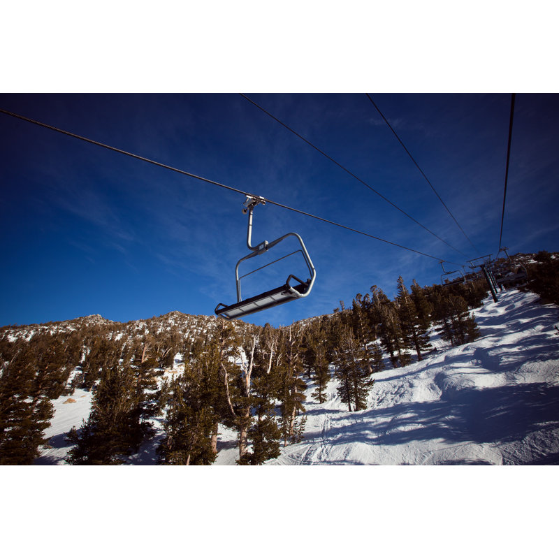 Chairlift - Photographie sur toile tendue, H 12 po x l 18 po