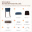 Upholstered Solid Wood Parsons Side Dining Chair-1740240086