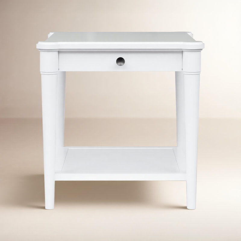 Dana Heights End Table, White