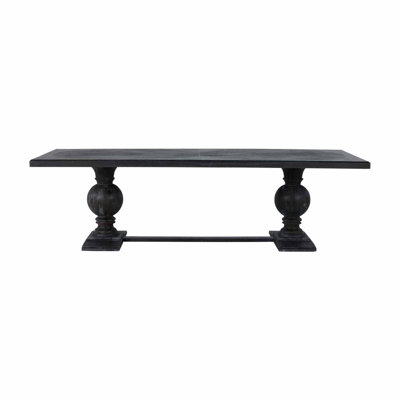 Matthew 105" Mindi Solid Wood Trestle Dining Table