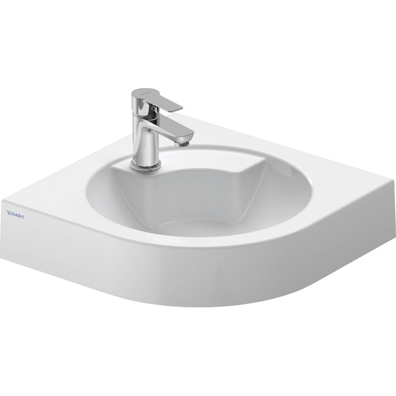 Lavabo de salle de bain en céramique 25 "avec trop-plein Duravit Architec