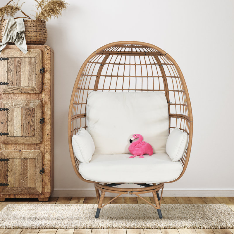 Patio Chairs with 4 Thicken CushionsOversized Lounge Chairs