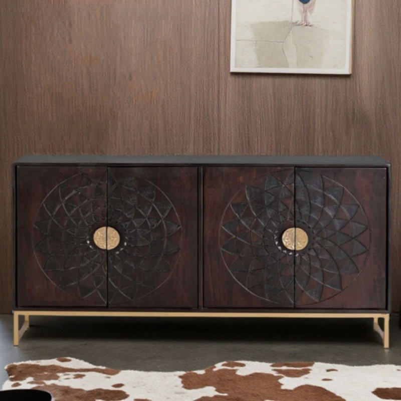 Buffet pour meubles de grande capacité, H 31,5 po x l 70,87 po x P 15,75 po