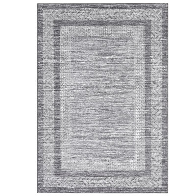 9 x 12 ft Polyester Imitation  Gray Rectangular Area Rug Geometric Printed Modern Foldable Washable for Hallway Bathroom Entryway Kitchen Office