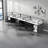 Rectangle 3 Person Benching Workstation with Cable