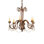 Lustre classique à 6 lumières avec détails en cristal Lindsey