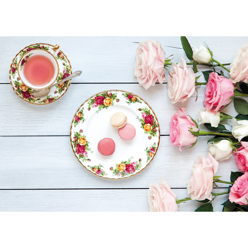 Royal Albert Old Country Roses 3 Piece Bone China Place Setting, Service for 1