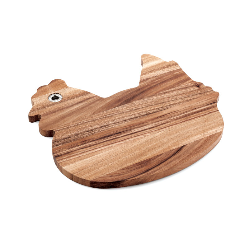 Planche à découper coq Ironwood Gourmet, taille unique, bois d'acacia