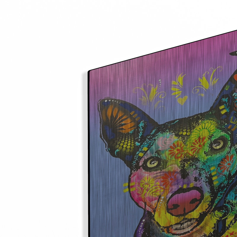 Dakota Fields «Troublemakers Extraordinaire» par Dean Russo, art mural en métal, H 16 po x l 24 po