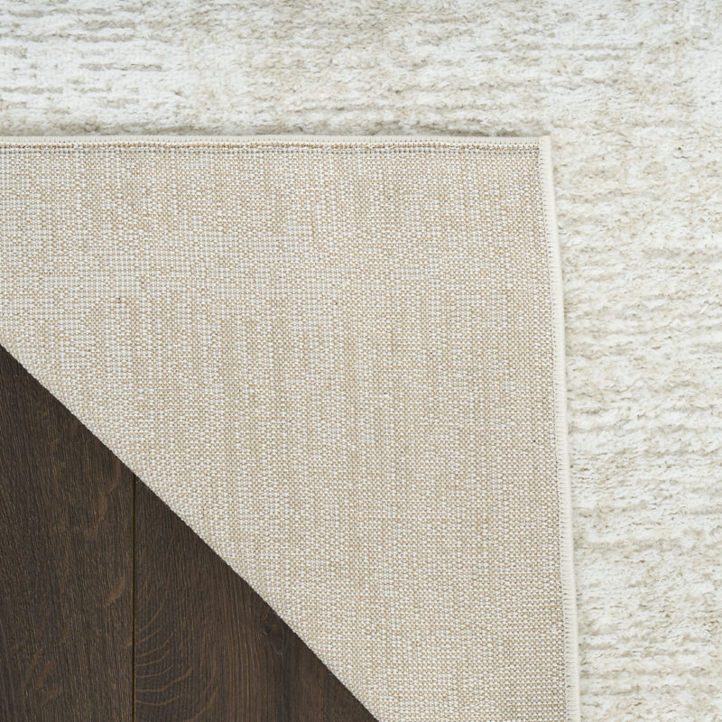 Tapis d'intérieur moderne beige 2 pi x 4 pi Lafever, Tapis de couloir 2 pi x 4 pi