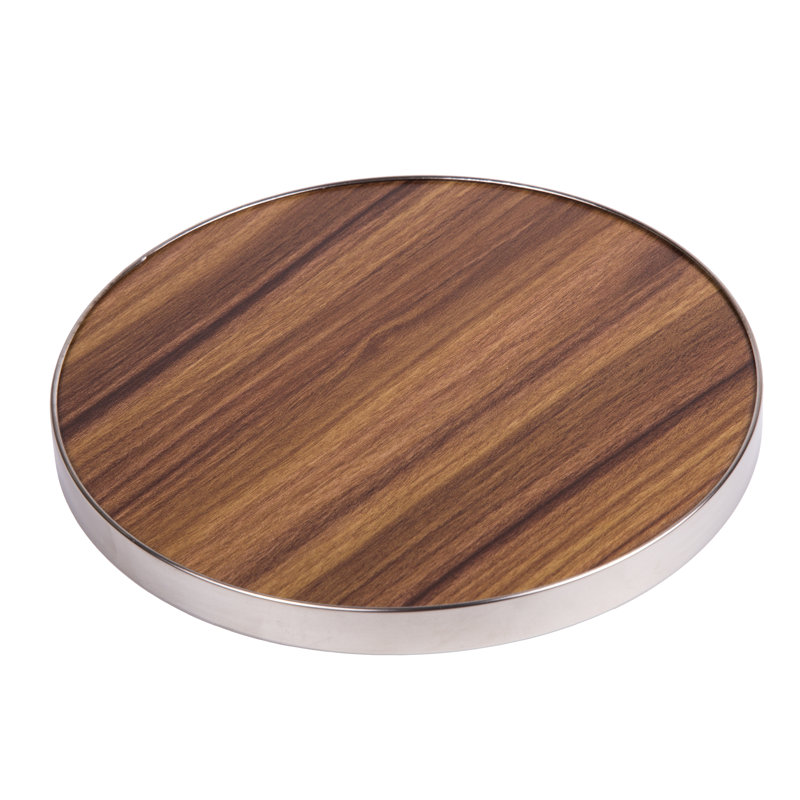 Plateau de fibre rond