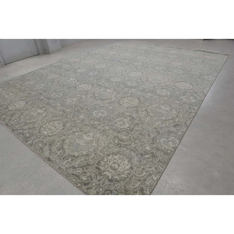 Transitional One-of-a-Kind Rectangle 11'11" X 15'11" Hand Knotted Area Rug
