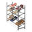 4-Tier Adjustable Shoe Rack - Gunmetal Gray