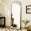 Flat Aluminum Alloy Framed Freestanding Full Length Mirror Wall Mirror-1017300838-1017300832