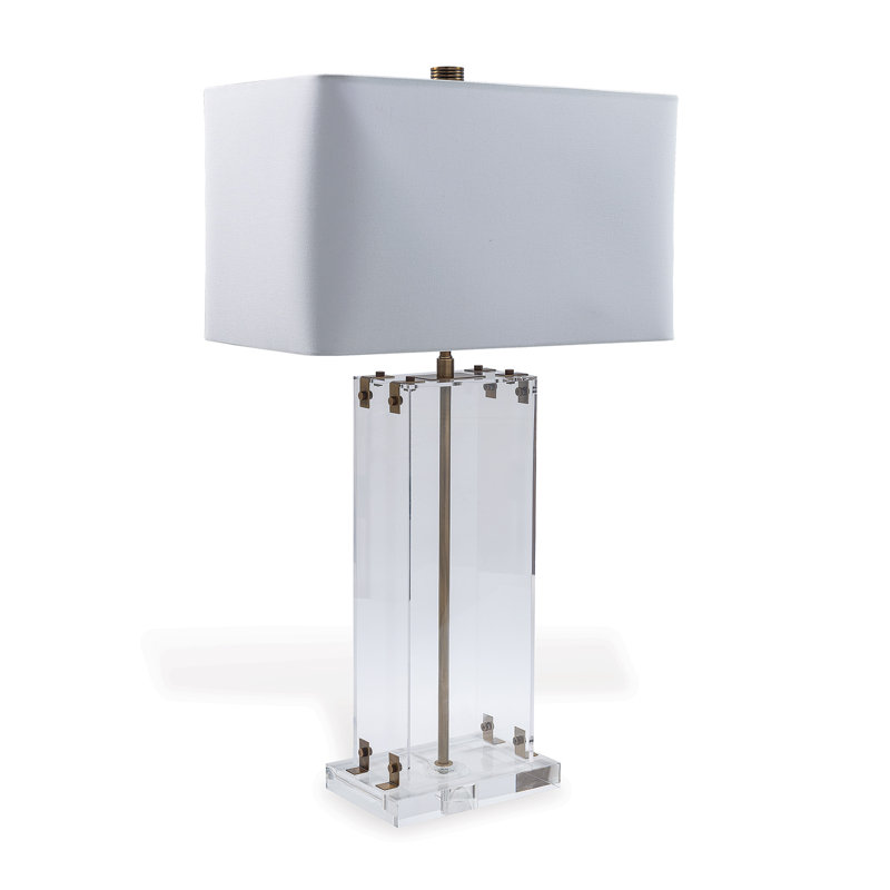 Lampe tortue Milan H 33 po, Transparent