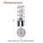 CurveCurio 10-Inch Modern Matte Metal Wall Light Sconce for Bedroom and Foyer, Contemporary Design-2082269562