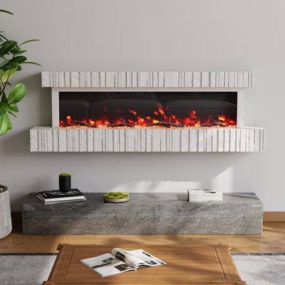 Wall Mounted Electric Wifi Fireplace with Remote Control