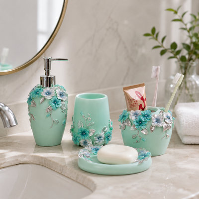 5Piece Bathroom Accessories Set