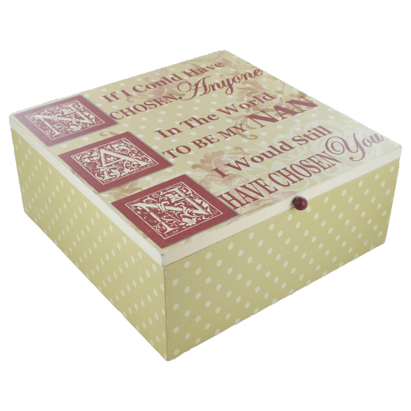 Tishie Handmade Wooden Memory Box