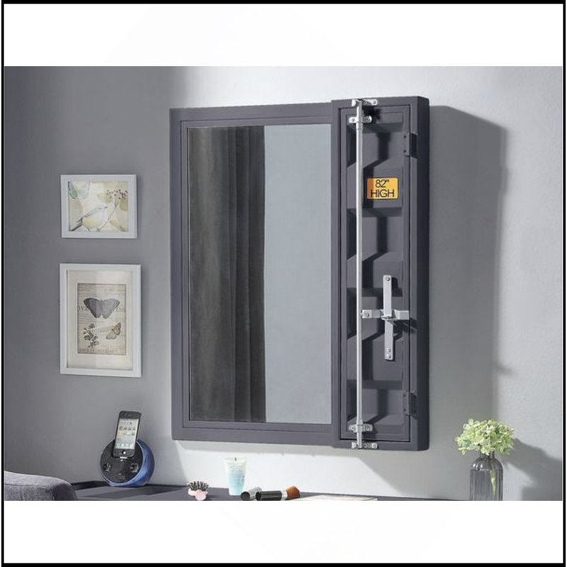 Miroir de salle de bain Cargo, Métal industriel