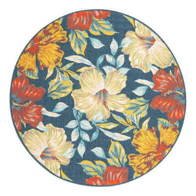 Eribella Floral Indoor / Outdoor Rug