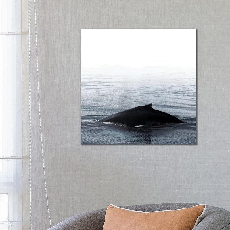 Whale Song III Blue Iceland Square 1 Piece Wrapped Canvas Wall Art, 66.04 cm H x 66.04 cm W x 1.91 cm D