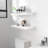 Miami 24" W x 8" D Floating Shelves Set with Invisible Wall Mount Brackets-64560677