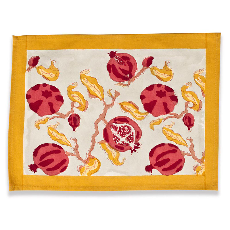 100% Cotton Floral Rectangle Placemat