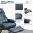 Faux Leather Manual Recliner, Adjustable Swivel Lounge Chair With Footrest, Armrest And Wrapped Wood Base For Living Room-615805116