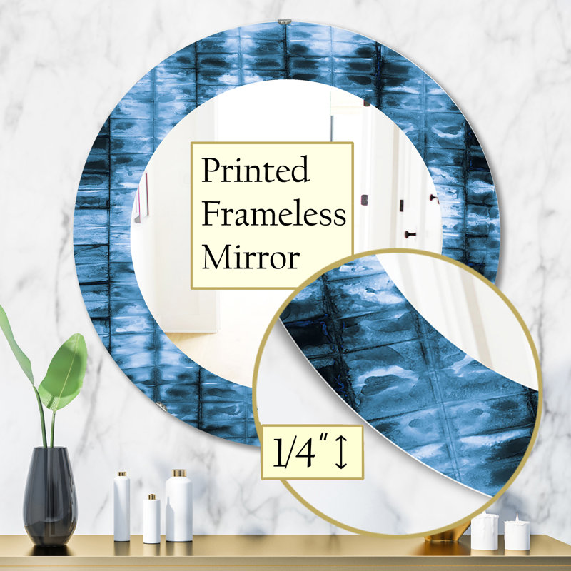 Miroir décoratif géométrique IV, H 31,5 po x l po