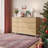 Fluted 6-Drawer Dresser with Solid Wood Legs-1537816421