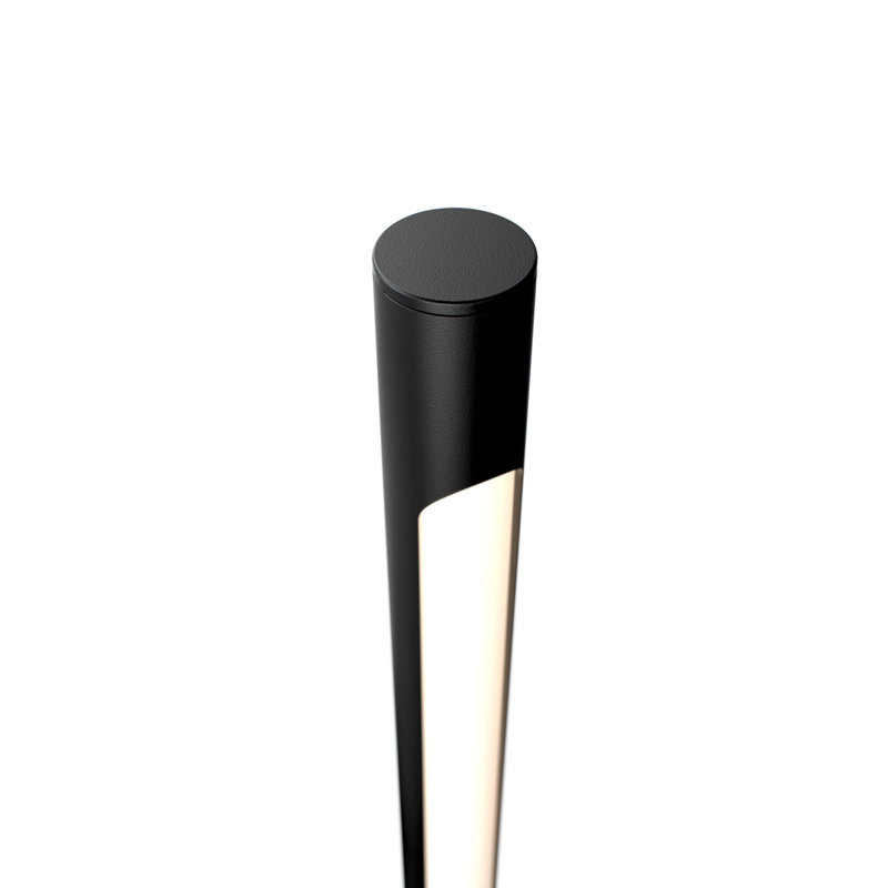 Matte Black Integrated LED Metal Pathway Light