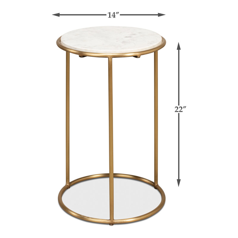 Marble End Table