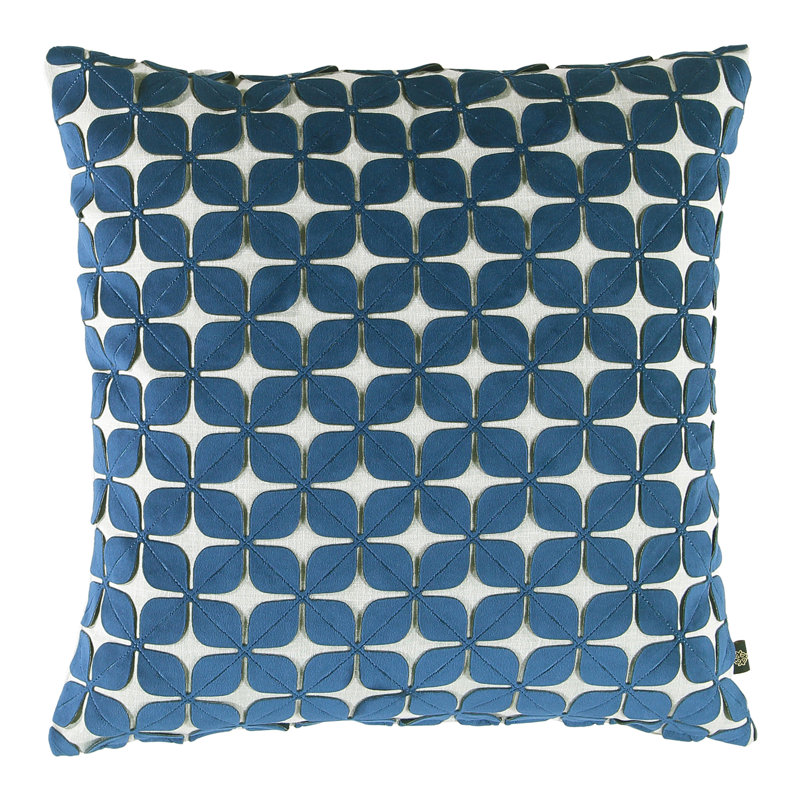 Housse de coussin Dahlia, Saphir