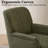 28.7" Upholstered Armchair With Tight Back And Solid Wood Legs-23430777
