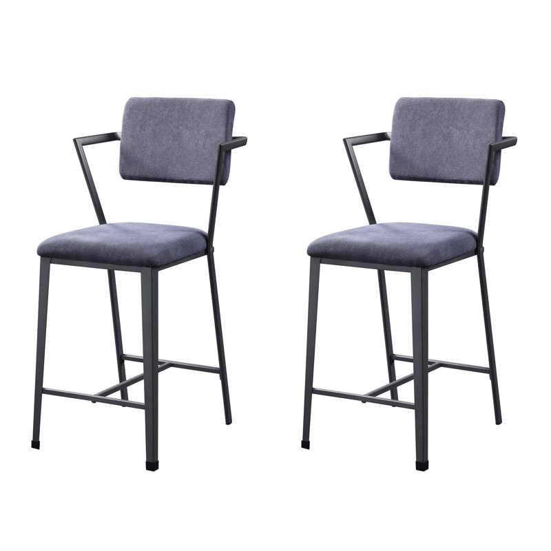 Chaises ouvertes à hauteur de comptoir (ensemble de 2)