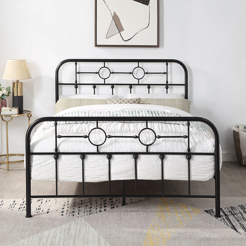 Swainswick Metal Bed, Black, Kingsize (5')
