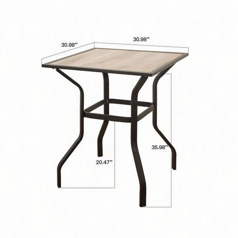 Table de bar d'extérieur pour l'extérieur