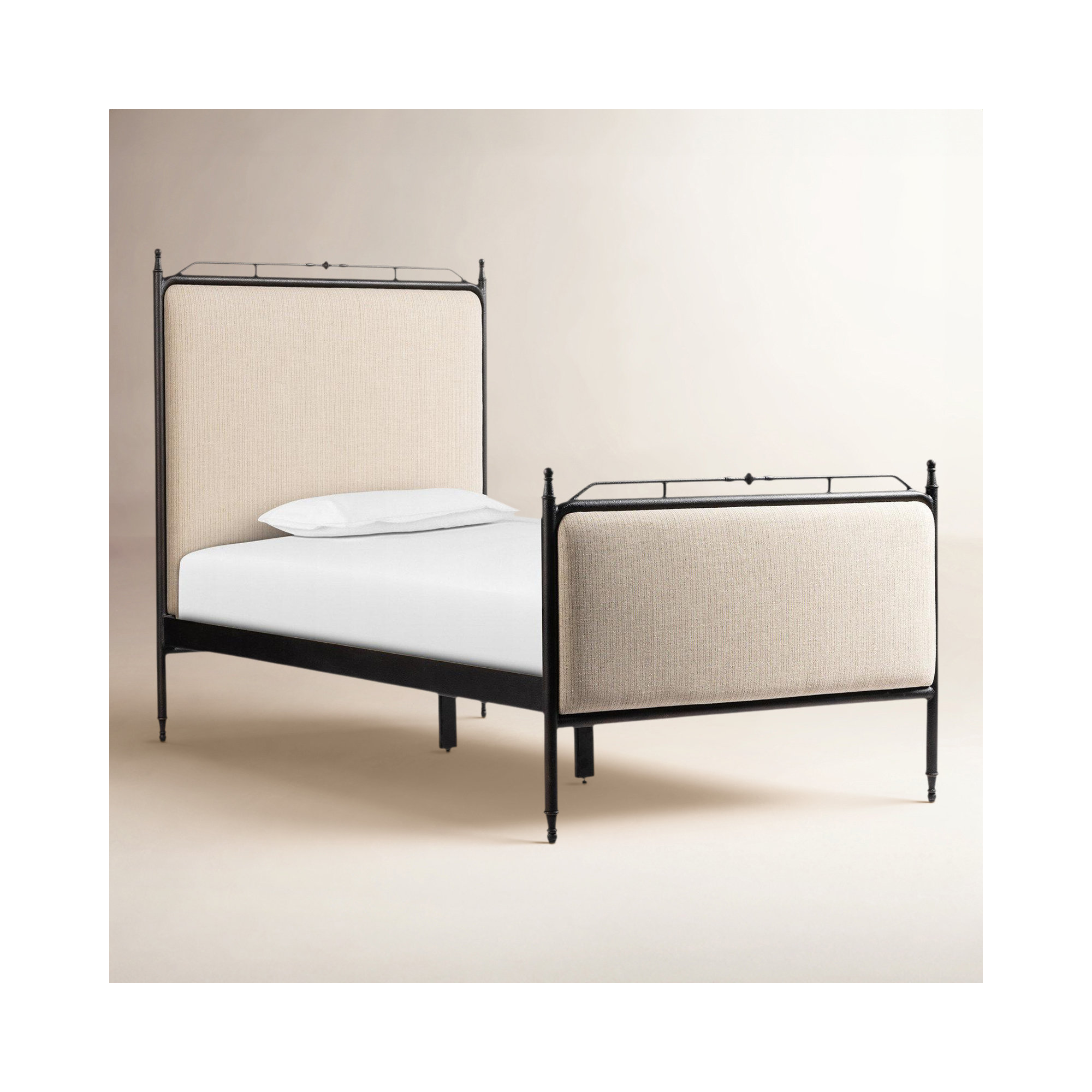 Leyla Bed, Laine Natural, Twin