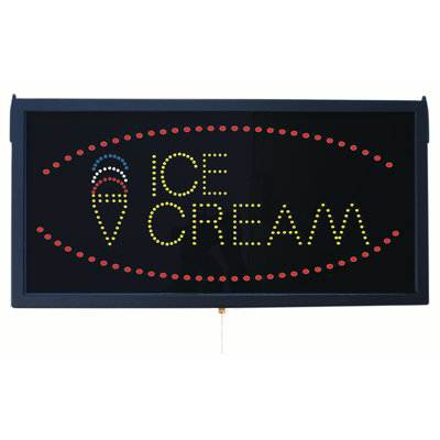 11.75'' Text & Numbers Themed LED Sign