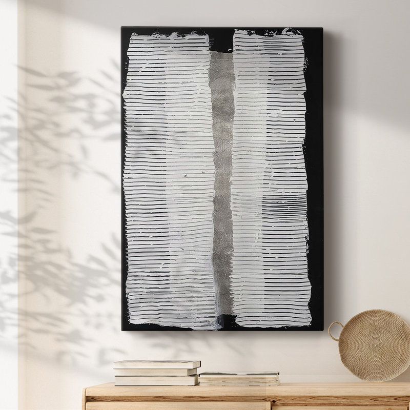 Piliers blancs II - impression sur toile tendue, H 27 po x l 18 po