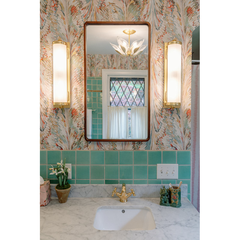 Bristol 2 - Light Flush Mounted Sconce, Aged Brass