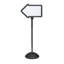 Write Way® Freestanding Dry Erase Magnetic Plastic Double-Sided Arrow Sign