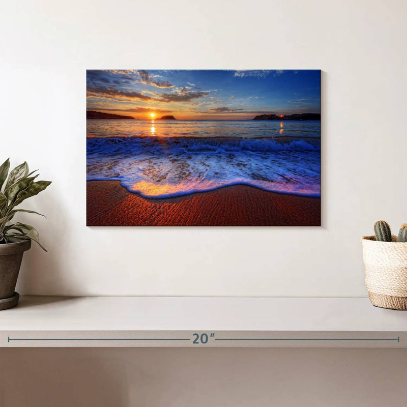 Gillard Sunset Waves, H 8 po x l 12 po