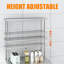 Table de travail en acier inoxydable avec tablettes réglables, table de préparation commerciale pour restaurant et cuisine-121794340